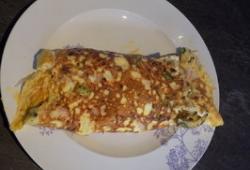 Recette Dukan : Omelette courgette poulet chvre