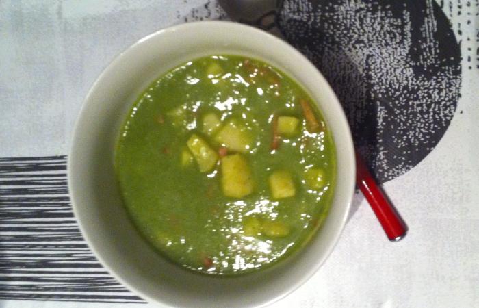 Rgime Dukan (recette minceur) : Soupe campagnarde 'cresson/panais' thermomix  #dukan https://www.proteinaute.com/recette-soupe-campagnarde-cresson-panais-thermomix-13569.html