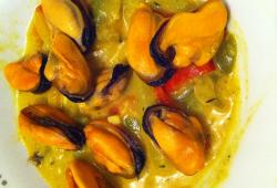 Recette Dukan : Moules curry/coco