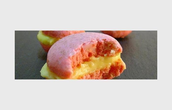 Rgime Dukan (recette minceur) : Macarons  la crme ptissire par 'nikom' #dukan https://www.proteinaute.com/recette-macarons-a-la-creme-patissiere-par-nikom-13642.html