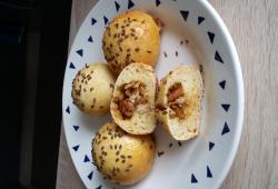 Recette Dukan : Buns farcis aux juliennes de lgumes et poulet