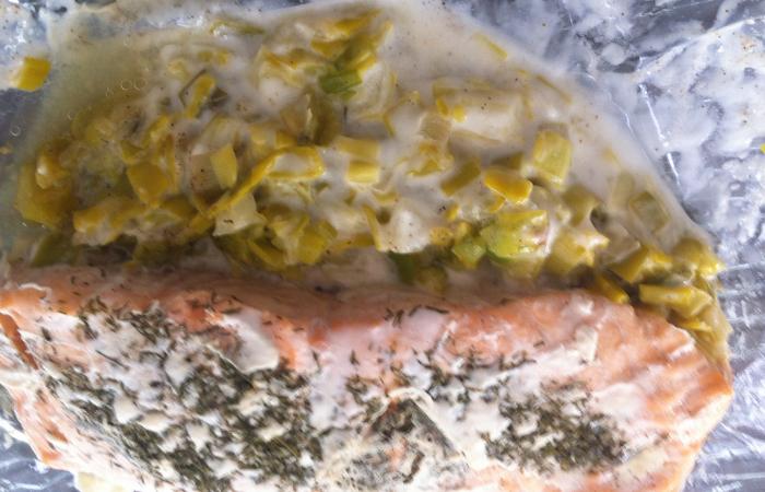 Rgime Dukan (recette minceur) : Papillote de saumon sur lit de poireau  #dukan https://www.proteinaute.com/recette-papillote-de-saumon-sur-lit-de-poireau-13732.html