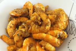 Recette Dukan : Crevettes sautes aux pices