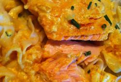 Recette Dukan : Pav de saumon  la crme de curry 'micro-ondes' 