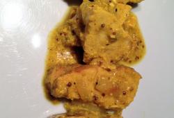 Recette Dukan : Filet de dinde curry et moutarde  l'ancienne