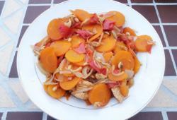 Rgime Dukan, la recette Wok carottes et pousses de soja