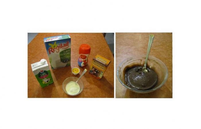 Rgime Dukan (recette minceur) : Gourmande pte  tartiner chocolat #dukan https://www.proteinaute.com/recette-gourmande-pate-a-tartiner-chocolat-1706.html