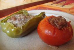 Recette Dukan : Tomates et poivrons farcies