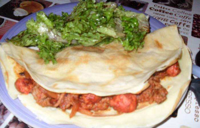 Rgime Dukan (recette minceur) : Pita mexicaine #dukan https://www.proteinaute.com/recette-pita-mexicaine-1887.html