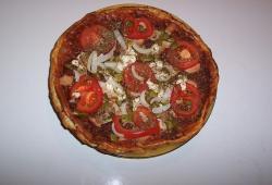 Rgime Dukan, la recette Pizza du jeudi sans son et sans jaune d'oeuf 