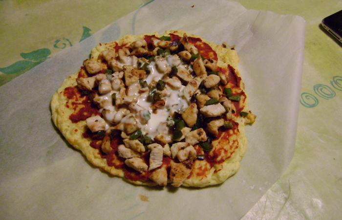 Rgime Dukan (recette minceur) : Pizza Louisiane #dukan https://www.proteinaute.com/recette-pizza-louisiane-2610.html