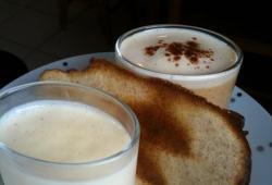 Recette Dukan : Dclinaison de fromage blanc en verrines et leur tuile amande/orange