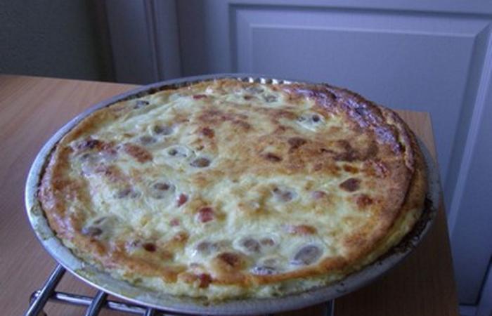 Rgime Dukan (recette minceur) : Quiche sans fromage blanc #dukan https://www.proteinaute.com/recette-quiche-sans-fromage-blanc-2642.html