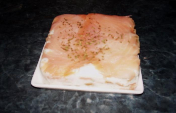 Rgime Dukan (recette minceur) : Mille-feuille de saumon  l'aneth #dukan https://www.proteinaute.com/recette-mille-feuille-de-saumon-a-l-aneth-2688.html