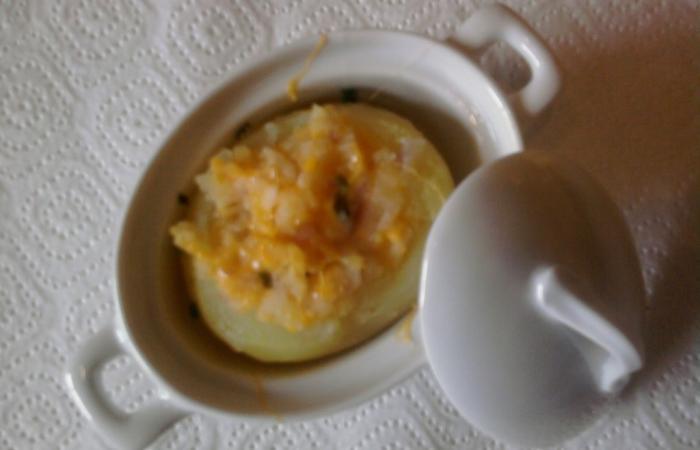Rgime Dukan (recette minceur) : Patate farcie #dukan https://www.proteinaute.com/recette-patate-farcie-2830.html
