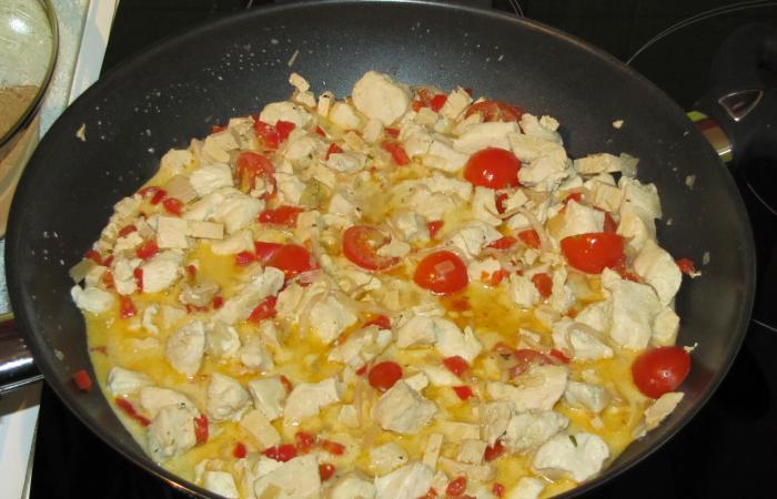 Rgime Dukan (recette minceur) : Wok de poulet sauce coco et petits lgumes #dukan https://www.proteinaute.com/recette-wok-de-poulet-sauce-coco-et-petits-legumes-2956.html
