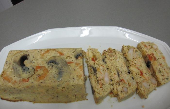 Rgime Dukan (recette minceur) : Pain de saumon, surimi aux crevettes #dukan https://www.proteinaute.com/recette-pain-de-saumon-surimi-aux-crevettes-3154.html