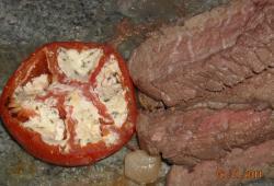 Recette Dukan : Rosbeef et tomates  la provenale