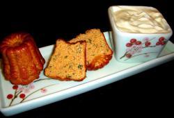 Photo Dukan Cannels de saumon-tofu et leur sauce aux cpres