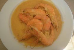 Recette Dukan : Crevettes sauce curry au yaourt coco