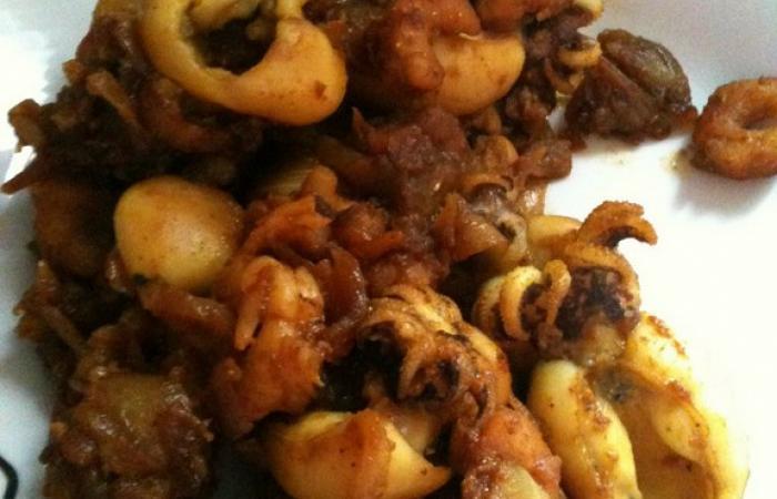 Rgime Dukan (recette minceur) : Seiches et crevettes aux curry #dukan https://www.proteinaute.com/recette-seiches-et-crevettes-aux-curry-3651.html