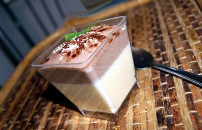 Rgime Dukan (recette minceur) : Dessert duo coco-cacao #dukan https://www.proteinaute.com/recette-dessert-duo-coco-cacao-4064.html