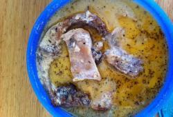 Recette Dukan : Lapin au champignon sauce moutarde et fromage blanc 0%
