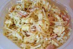 Recette Dukan : Remoulade, Salade de panais et ds de jambon. 