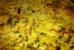 Rgime Dukan, la recette Quiche au crabe, crevettes et petits lgumes