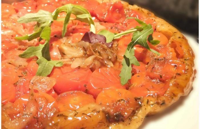Rgime Dukan (recette minceur) : Tarte Tatin aux tomates cerise #dukan https://www.proteinaute.com/recette-tarte-tatin-aux-tomates-cerise-4671.html