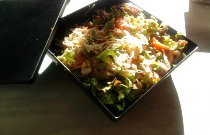 Rgime Dukan (recette minceur) : Salade Ocane #dukan https://www.proteinaute.com/recette-salade-oceane-4828.html