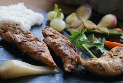 Recette Dukan : Wok d'aiguillettes de poulet aux pices