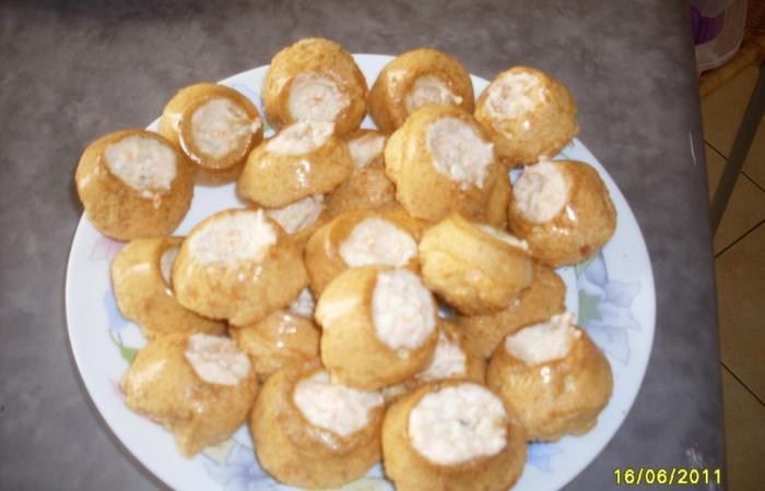 Rgime Dukan (recette minceur) : Petits choux  la crme de surimi  #dukan https://www.proteinaute.com/recette-petits-choux-a-la-creme-de-surimi-5134.html