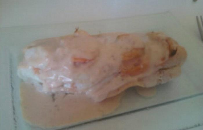Rgime Dukan (recette minceur) : Suprme de panga sauce crevettes  #dukan https://www.proteinaute.com/recette-supreme-de-panga-sauce-crevettes-5304.html