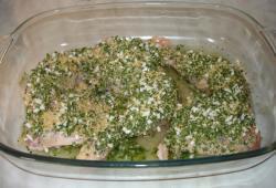 Recette Dukan : Cuisses de poulet dgraiss en crote d'herbes