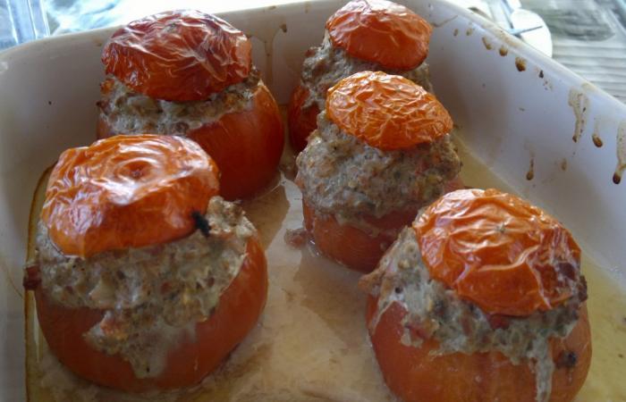 Rgime Dukan (recette minceur) : Tomates farcies  ma faon #dukan https://www.proteinaute.com/recette-tomates-farcies-a-ma-facon-5599.html