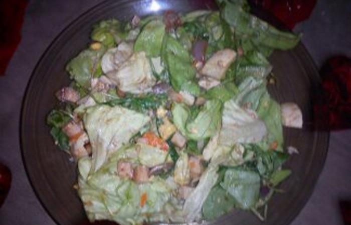 Rgime Dukan (recette minceur) : Salade mlange #dukan https://www.proteinaute.com/recette-salade-melangee-5690.html