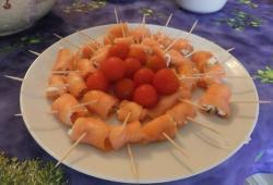 Recette Dukan : Rouls de saumon au carr frais