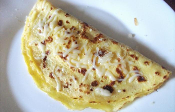 Rgime Dukan (recette minceur) : Crpe jambon fromage #dukan https://www.proteinaute.com/recette-crepe-jambon-fromage-5715.html