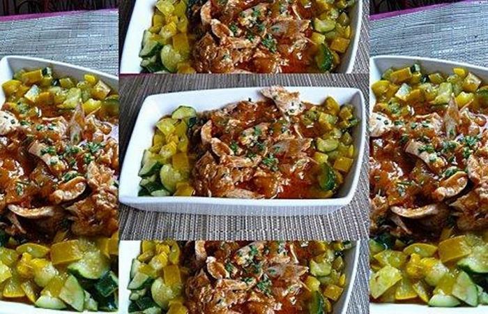 Rgime Dukan (recette minceur) : Fricasse d'ailerons de dindes pommes et curry et duo de courgettes #dukan https://www.proteinaute.com/recette-fricassee-d-ailerons-de-dindes-pommes-et-curry-et-duo-de-courgettes-5747.html