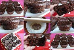 Recette Dukan : Muffins chocolats au thym et graines de lin