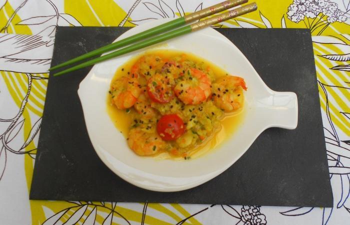 Rgime Dukan (recette minceur) : Crevettes en mode coco/curry #dukan https://www.proteinaute.com/recette-crevettes-en-mode-coco-curry-5758.html