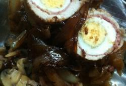 Recette Dukan : Paupiette de dinde fourre  l'oeuf et au bacon 