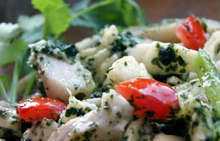 Rgime Dukan (recette minceur) : Cviche de poisson marin  la coriandre #dukan https://www.proteinaute.com/recette-ceviche-de-poisson-marine-a-la-coriandre-5882.html