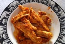 Rgime Dukan, la recette Aiguillettes de poulet  la tomate