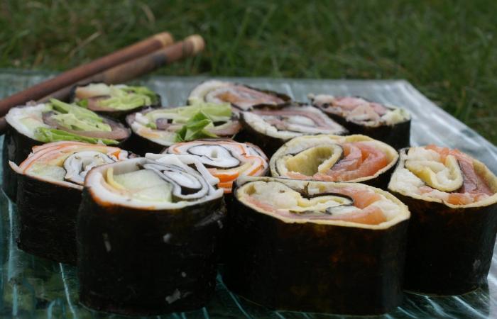 Rgime Dukan (recette minceur) : Maki Sushi #dukan https://www.proteinaute.com/recette-maki-sushi-6038.html