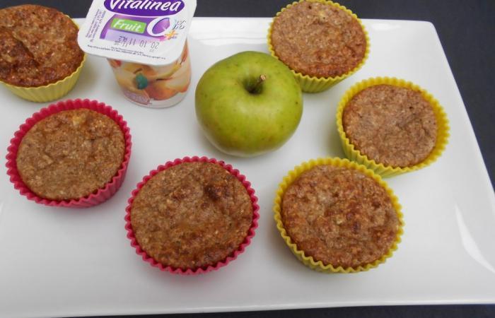 Rgime Dukan (recette minceur) : Muffins pomme et poire #dukan https://www.proteinaute.com/recette-muffins-pomme-et-poire-6149.html
