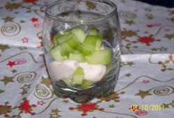 Rgime Dukan, la recette Verrine fraiche concombre/blanc de poulet