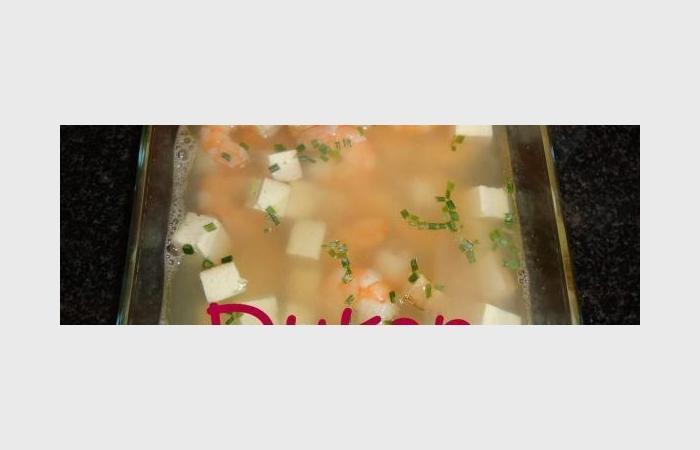 Rgime Dukan (recette minceur) : Soupe tofu-crevettes #dukan https://www.proteinaute.com/recette-soupe-tofu-crevettes-6420.html
