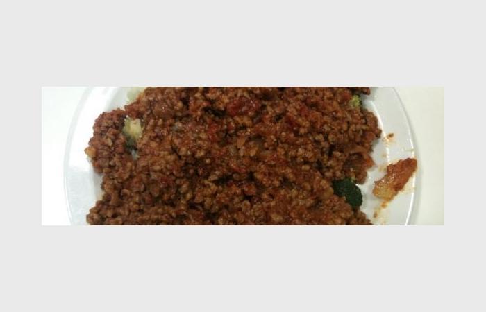 Rgime Dukan (recette minceur) : Chou-fleur et brocolis sauce bolognaise #dukan https://www.proteinaute.com/recette-chou-fleur-et-brocolis-sauce-bolognaise-6425.html